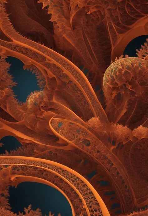 a mandelbox fractal which looks a bit lobstery