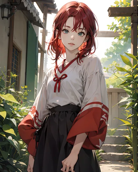 Red hair studio ghibli girl