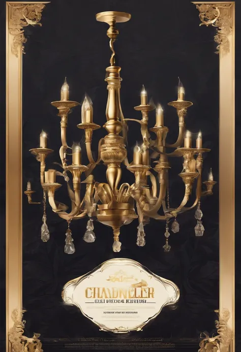 landing page for a chandelier of all design selling website