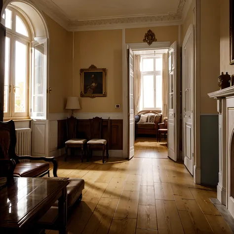 Interior of a European house