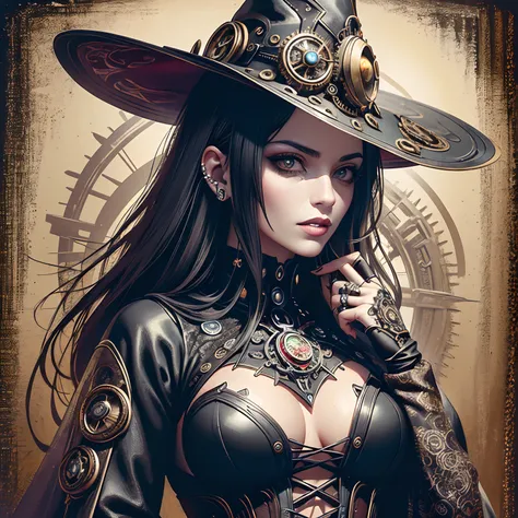 /imagine
Create mixed media art using ink painting and acrylic art to depict a ((bruxa aranha)) (((with a magical witchs hat studded with beautiful and rare black jewels, Most beautiful hat of all witches)))((reviravolta criativa)). Infundir elementos de ...