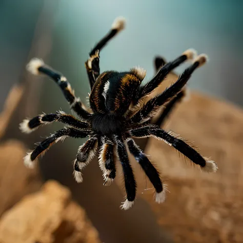 tarantula:Realistic composition from the top of the photo top quality