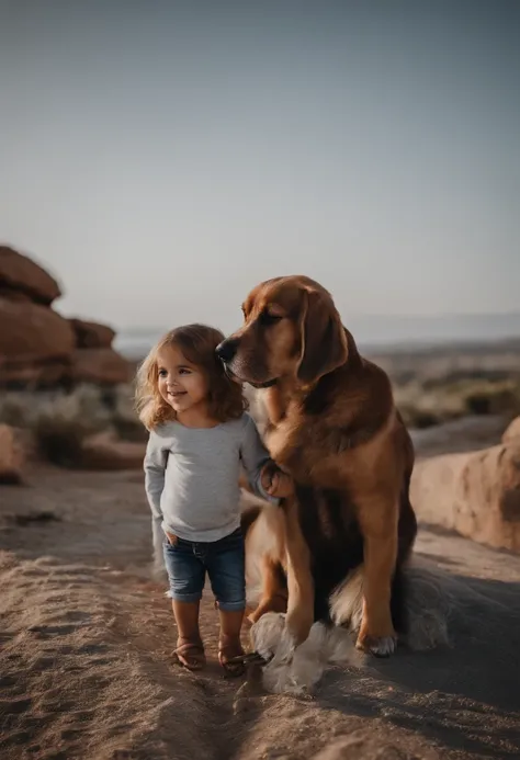 Pixar. Casal com um filhote de cachorro beagle marrom. A menina tem os cabelos pretos amarrados, Camiseta cinza e jeans claro. O menino de cabelos pretos com cabelos grisalhos, barba grande preta e grisalha , oculos, Dark blue jeans and gray t-shirt. They ...