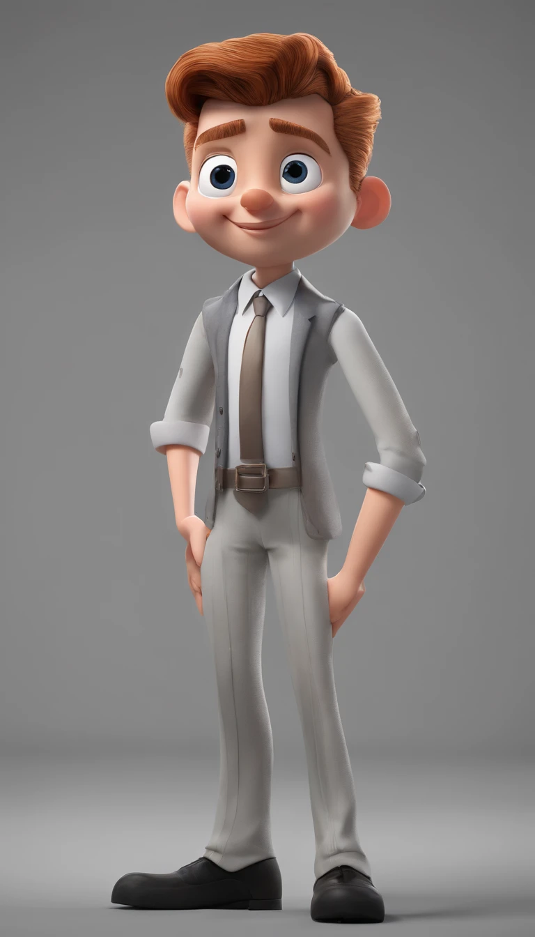 Disney Pixar personagem de desenho animado de um homem negro e uma camisa branca, animation character, Caractere estilizado, animation style rendering, 3D estilizado, Arnold Maya render, 3 d render stylized, toon render keyshot, Personagem 3D, Personagem 3...