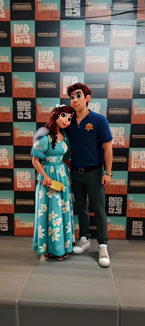 romantic couple, igual aos filmes Disney Pixar