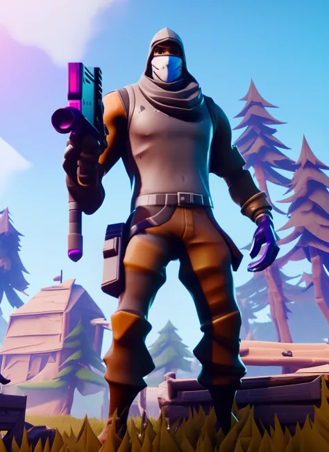 Photo de profil Personnage fortnite pour un streamer