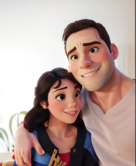 Casal feliz igual filme da Disney amor