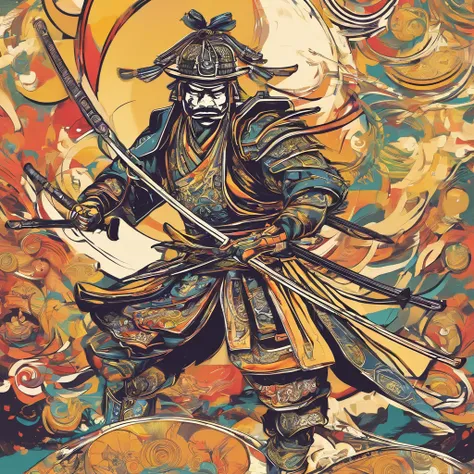 Samurai, Malhado Celestial, master part, Best Golden Quality