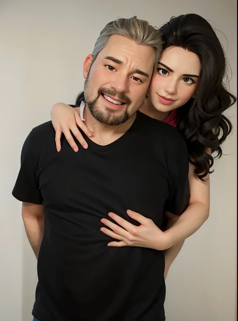 Man and woman posing for a photo in a studio, Directed by: Nandor Soldier, momma and papa, retrato de casais, Lovely couple, retrato de casal, imagem de perfil, pose de casal, by Amelia Peláez, Malika Favre, Retrato de duas pessoas, andrea rocha, 161457215...