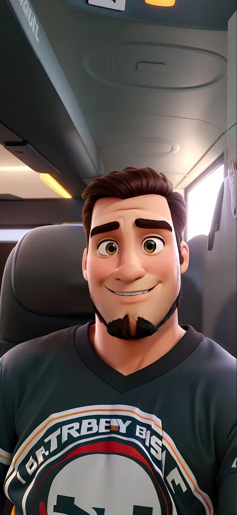 Um homem estilo Disney Pixar, sem fundo, usando uma camisa do Pittsburgh Steelers, alta qualidade, melhor qualidade.