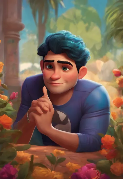 Um personagem gay inspirado no estilo Pixar