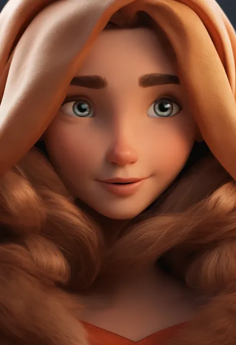 um close up de um garoto com um capuz e um capuz, animated film, animation film, close - retrato facial de cima, Personagem de close up, animation movie still, rich in epic detail, animation style rendering, in style of disney animation, um retrato do pers...