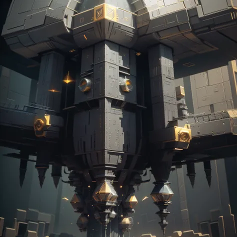 high resolution, cinema 4D a lucid cyber space suspended among the black obsidian glass terrain, with piramid structures and celestial glow. (highly detailed, geometric grid), middle of a serene sky, triangular, elements, hyper detailed, with Inca filer of...