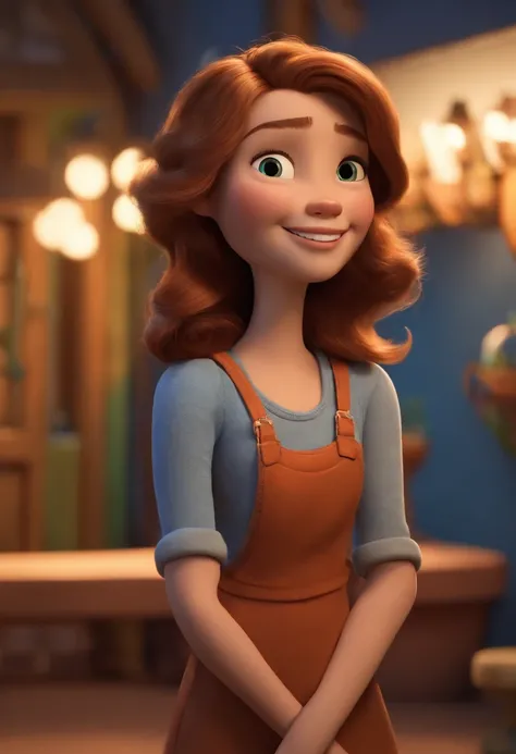 (um garoto feliz e fofo, cabelo longo no ombro , estilo de cabelo longo: 1.1, sorriso vibrante, rosto detalhado: 1.2), (vestindo uma camiseta, desenho animado, 3D: 1.1, estilo Pixar), (Standing with confidence and joy), (branco fundo, high intensity lighti...