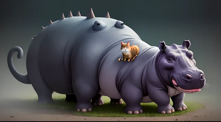 Cat and hippo hybrid