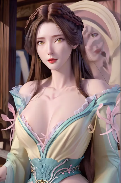 (hyperrealistic girl), (illustration), (high resolution), (8K), (extremely detailed), (best illustration), (beautiful detailed eyes), (best quality), (ultra-detailed), (masterpiece), (wallpaper), (photorealistic), (natural light), (rim lighting), (detailed...