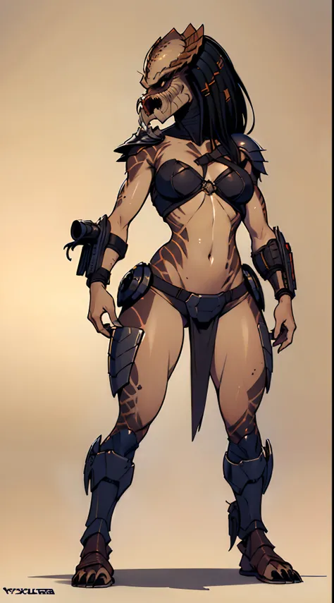 (Female Yautia:1.4), Female Predator, Biomask, Wristblades, Chakram, Shoulder Cannon, Battling Xenomorphs, Xenomorph Hive, Predator Armor