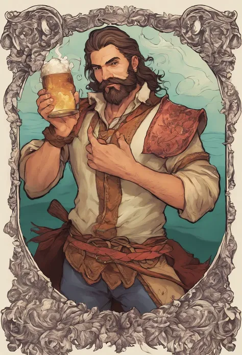 Man Adventurer Bartender