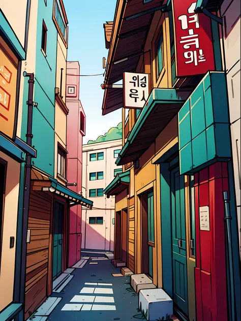 Alley in South Korea