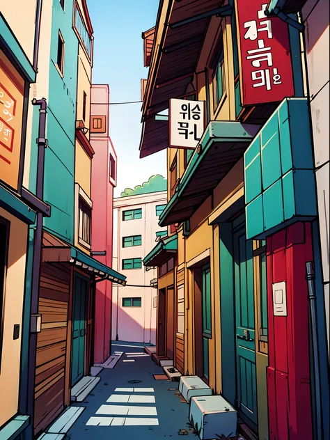 Alley in South Korea