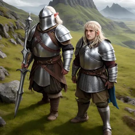 Hobbit in Full Plate Armor