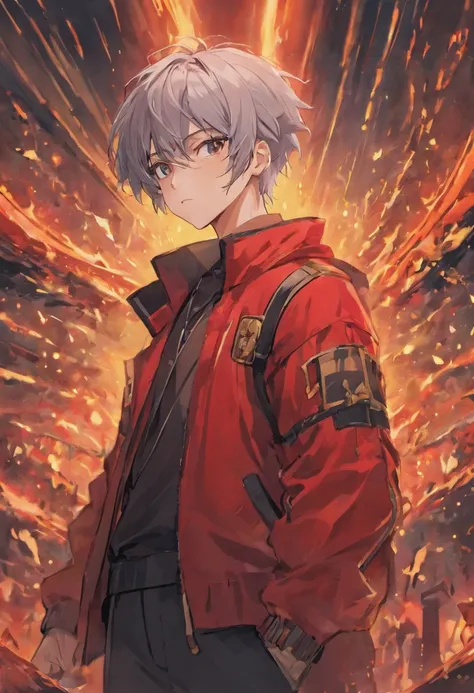 old,With gray hair,Dressed in red,masculine,wang