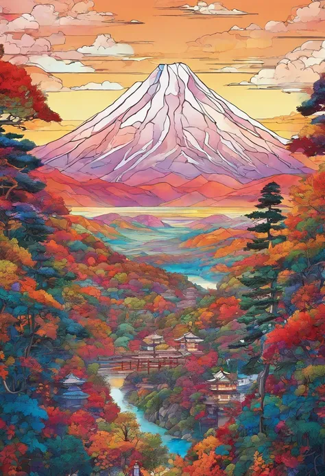 Japan Peak、Reaching the summit、beautful view、 amazing composition, Climb to the top、You can see the top、Arrive at the summit、Summit of Mt、Reaching、Base、Secret base、discovery、hideout、covert、Dont get caught、Advanced、Japans Secret Base、Japan spacecraft、Secret...