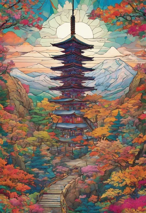 Japan Peak、Reaching the summit、beautful view、 amazing composition, Climb to the top、You can see the top、Arrive at the summit、Summit of Mt、Reaching、Base、Secret base、discovery、hideout、covert、Dont get caught、Advanced、Japans Secret Base、Japan spacecraft、Secret...