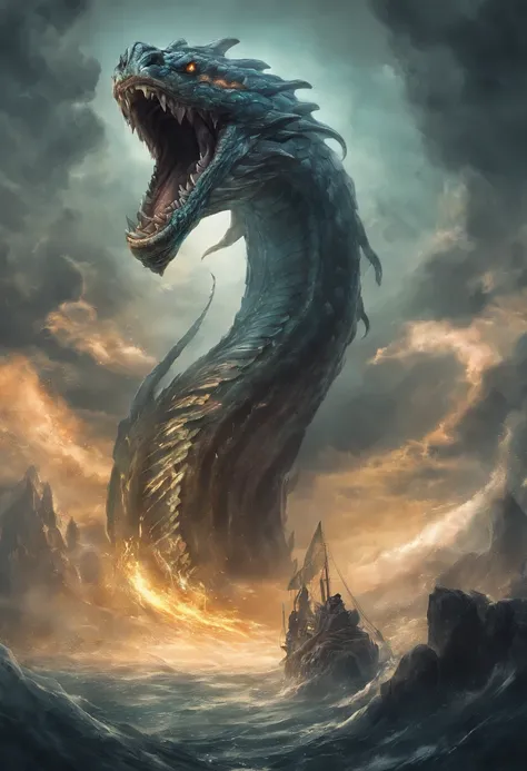 jormungandr, colossal sea serpent