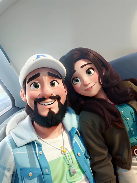 Casal feliz igual filme da Disney amor