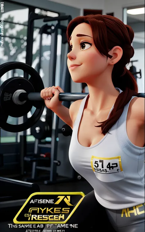 Woman doing gym