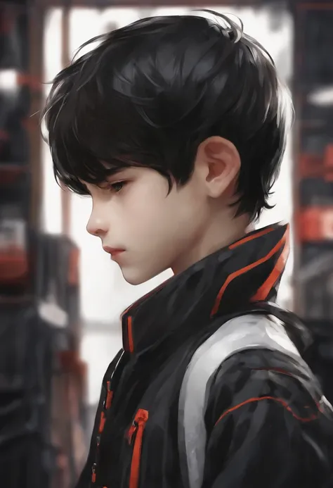 Cool　profile　ember　head phone　A dark-haired　twinks　illustratio　japanes　　male child