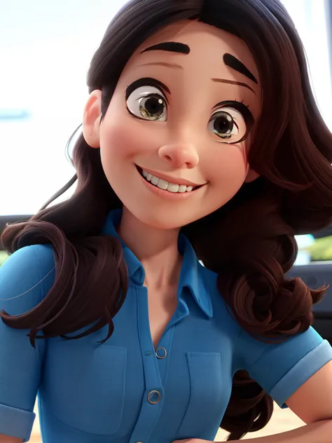 Mulher estilo pixar