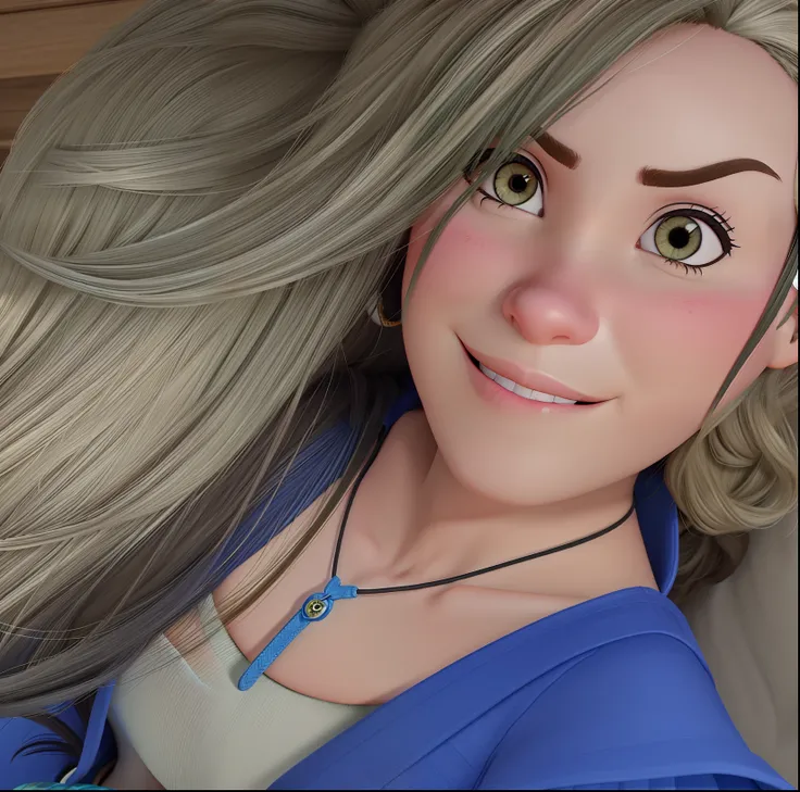 Uma mulher estilo disney pixar, alta qualidade, melhor qualidade