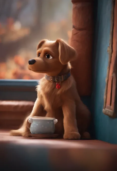 Disney Pixar Style Dog, alta qualidade, melhor qualidade