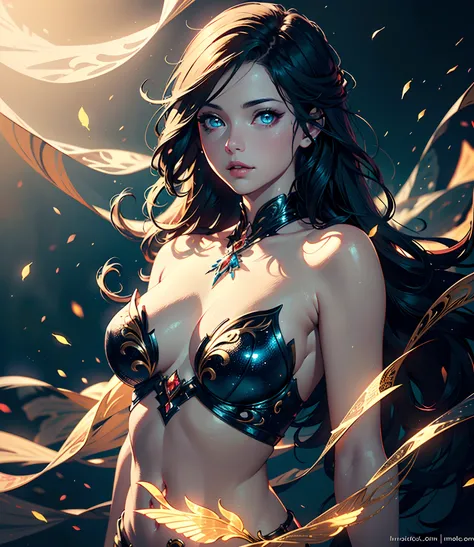 (best quality,ultra-detailed,realistic:1.37), vibrant colors, soft lighting, ethereal atmosphere, flowing hair, glowing eyes, delicate features, elegant pose, fantasy setting, magical elements, dreamlike background, whimsical feel