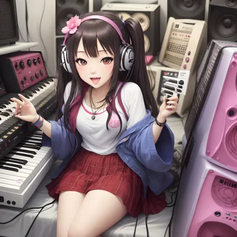 Otaku girl and music lover