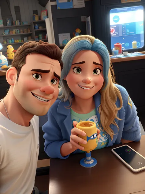 Estilo Pixar, alta qualidade