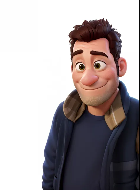 Transformar minha imagem em personagem do da Pixar, bebendo cerveja em um bar de Nova York