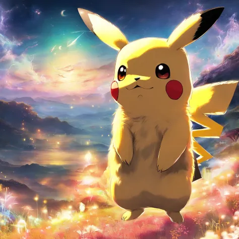 Pikachu、filmposter，Highest image quality，Cinematic texture，Super masterpiece，tmasterpiece，