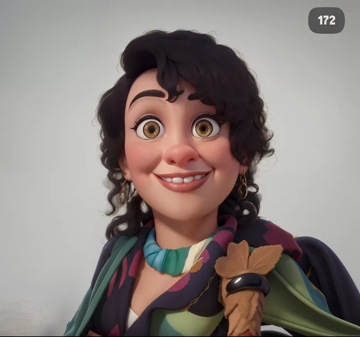 Estilo pixar, melhor qualidade, Retrato da mulher branca madura adulta bem sucedida, olhos pequenos, batom vermelho escuro, Looking at the camera with his arms crossed. Smiling businesswoman standing in new office. retrato de mulher madura.