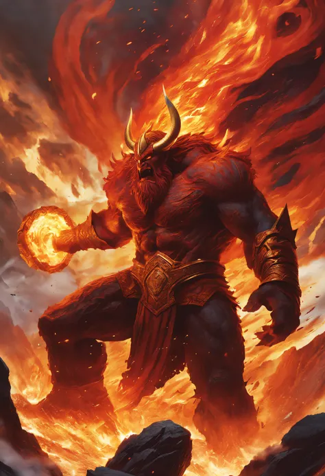 Fire Giant Surtr destroys Asgard