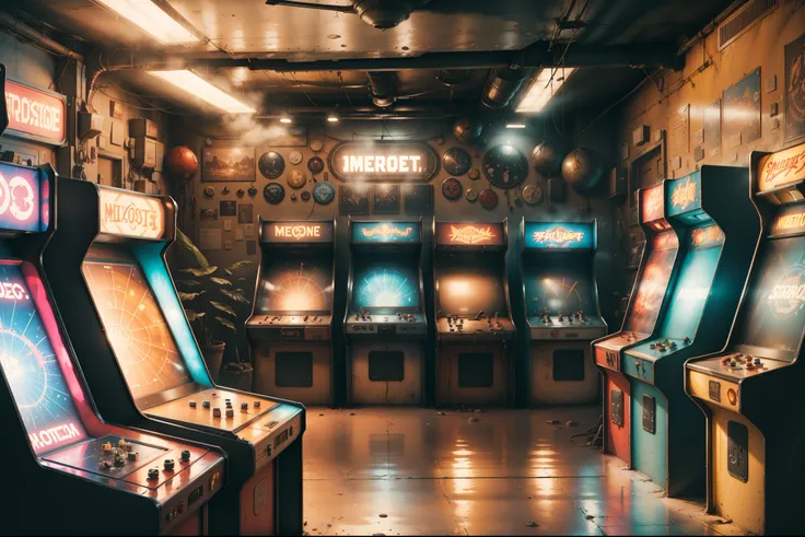 arcade，retro，nostalgia