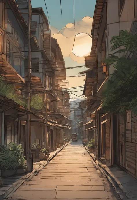 comic strip，Hong Kong comic book style，Fengyun comic style，（（（Comic storyboard））），Two-dimensional picture，Estilo de Makoto Shinkai，Makoto Shinkai manga art，teens girl，The narrow streets of the town，starrysky，vibrant with colors，Hyper-realistic，Ultra photo ...