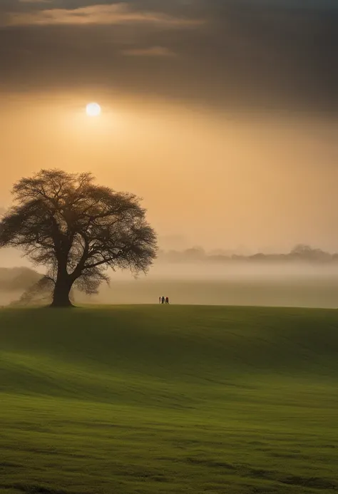 sees a wide and spacious field. No meio do campo, Theres a tree with a fruit thats sweet and white.  Around the tree, Theres a river of water. There is an iron rod that stretches down the riverbank to the tree. There is also a narrow and narrow path that a...