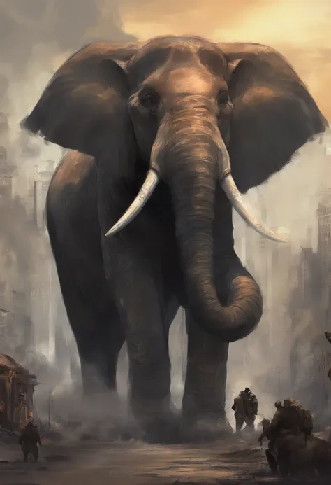 NSFW, ANTROPHOPIC ELEPHANT, militares, enorme, musculoso, pesado, forte, bolas enormes, ELEFANTE ENORME , ELEFANTE ENORME, , CUM KAIJU