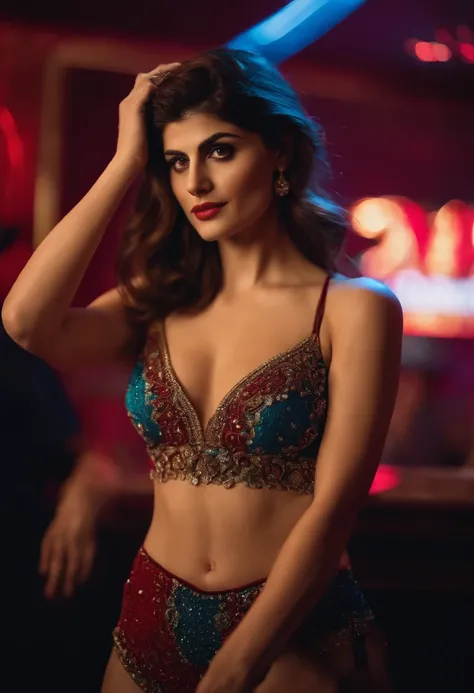 Alexandera daddario wearing Turkish dance in strip club