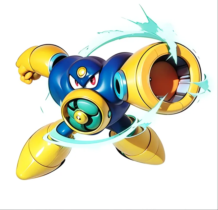 Mega Man X by On Devite, MegaMan, MegaMan, heroic kicking pose, this character has cryokinesis, offcial art, super super dynamic dynamic pose, heroic action pose, heroic masculine pose, fightingpose, Humanoid form, hero pose, inspired by Kōno Michisei, att...