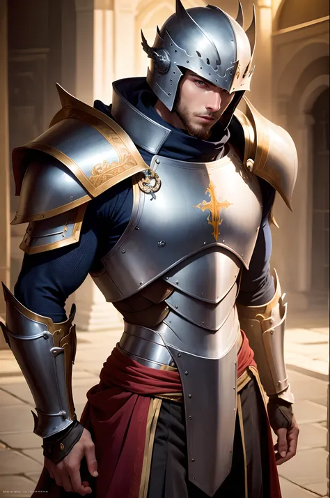 Armor of god on a very attractive man