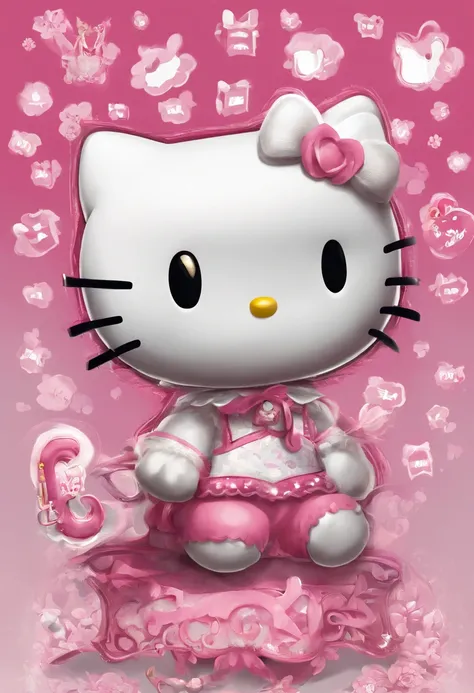 hello kitty with the letter k